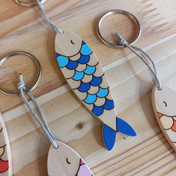 Llavero sardina